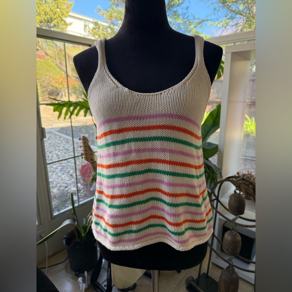 Zara Crochet knit tank